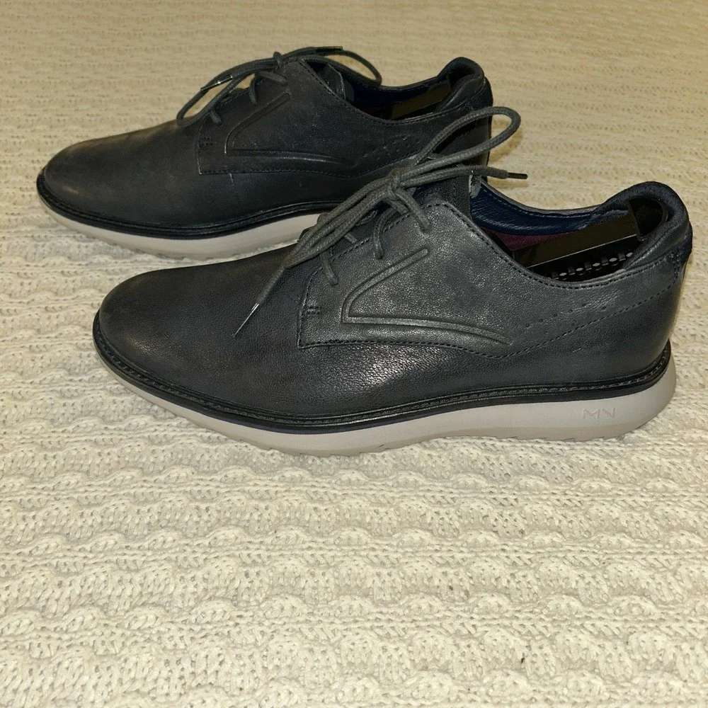 Mark Nason Mako Corey 68308 NVY‎ Men's Size 9 Navy Blue Dress Shoes White Sole